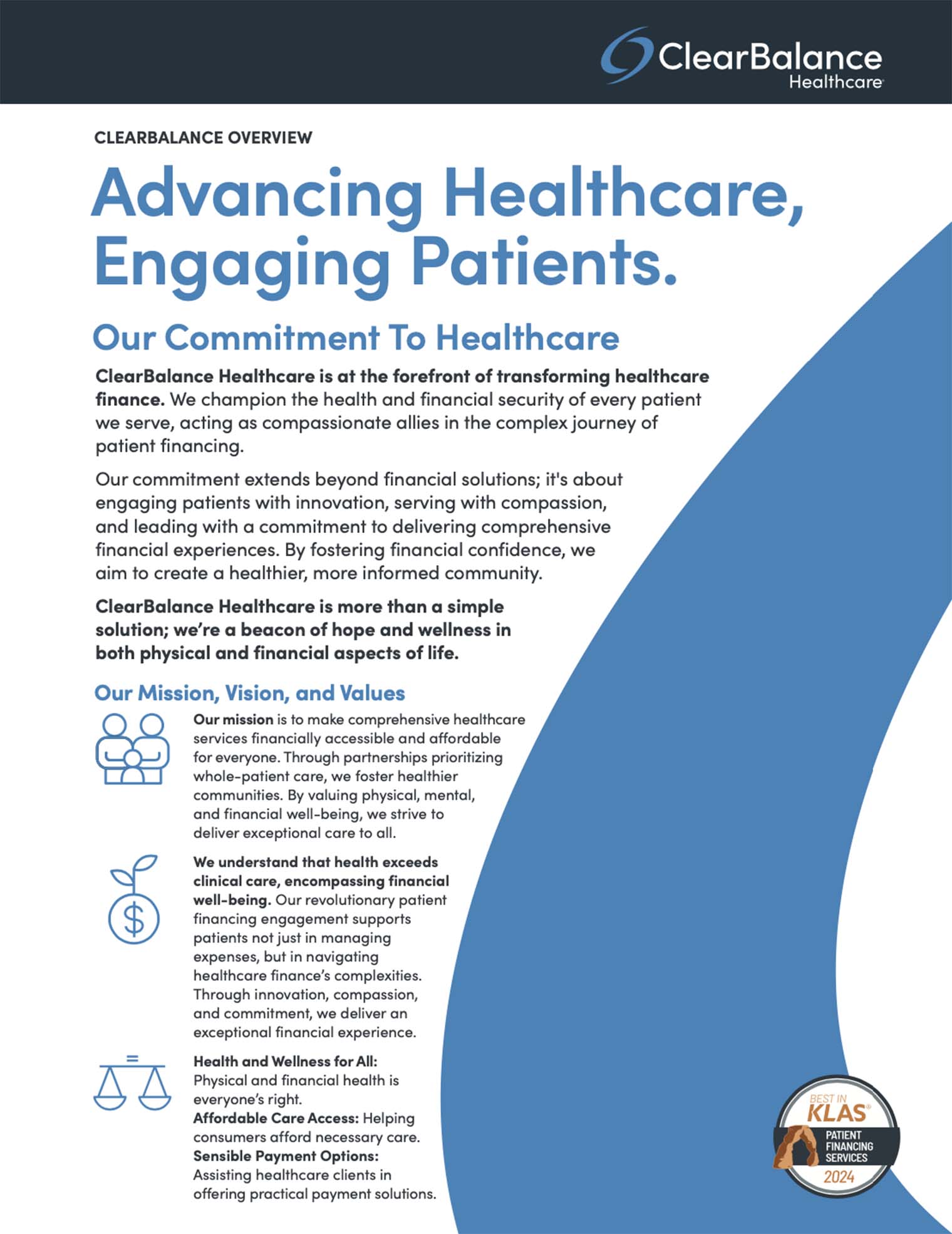 A Comprehensive Overview of the ClearBalance Program: Advancing Healthcare Finance and Patient Engagement